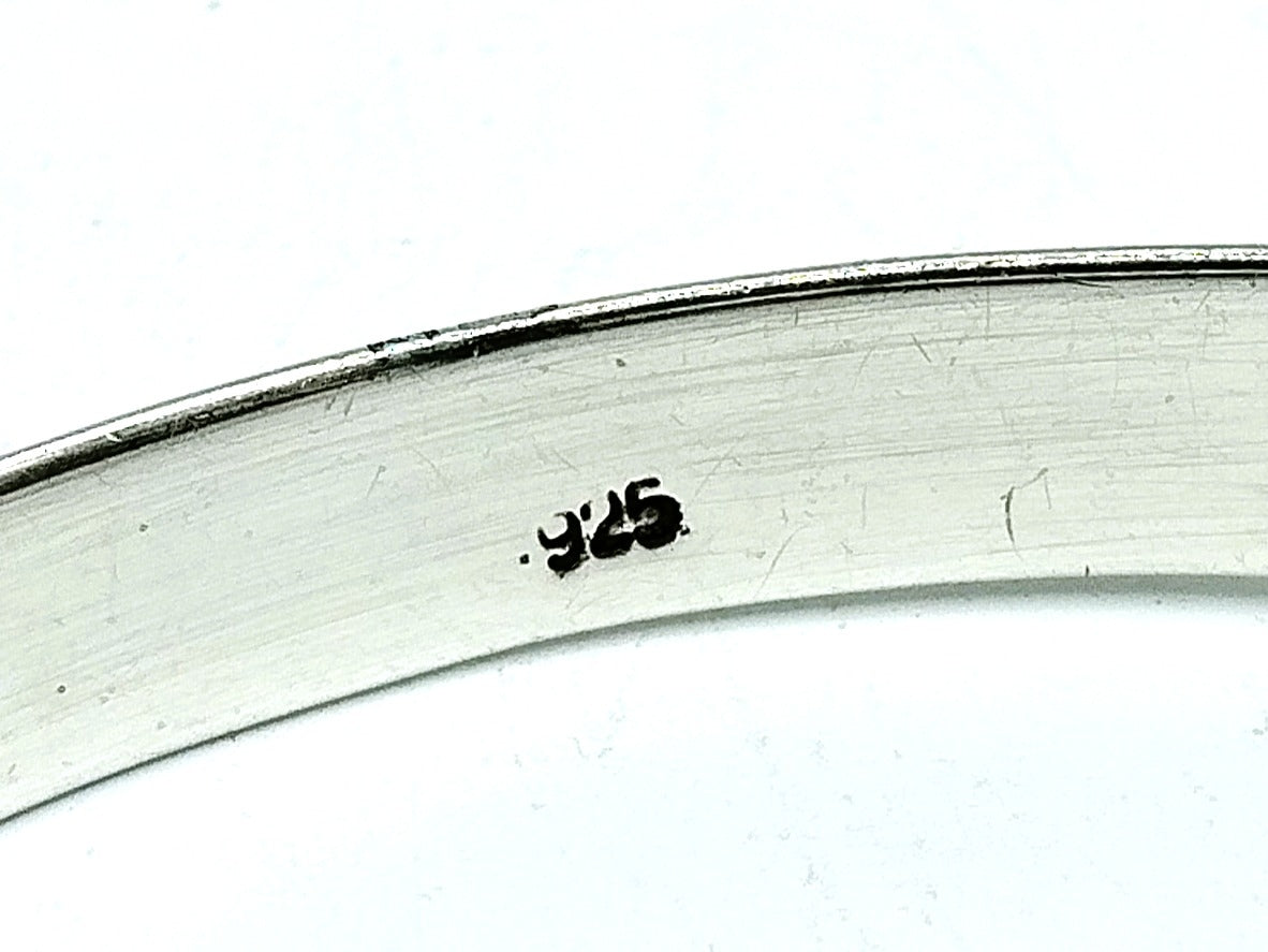 Silver design bracelet, 23 cm