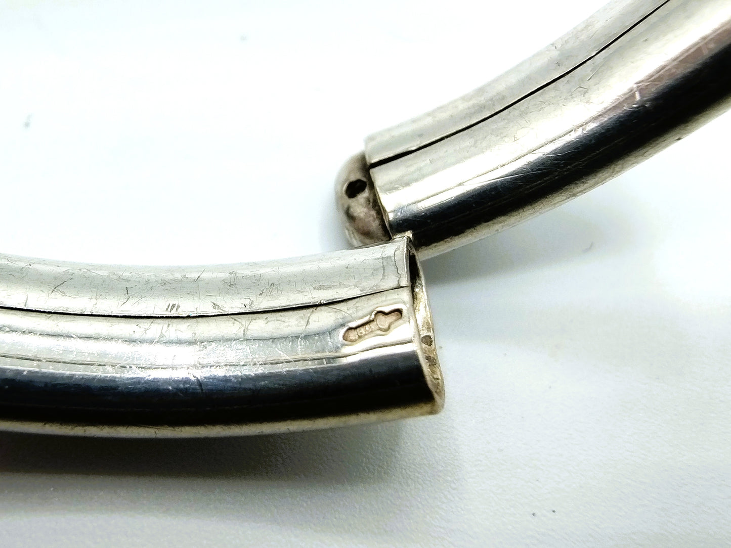 Silbernes Sklavenarmband, 21 cm