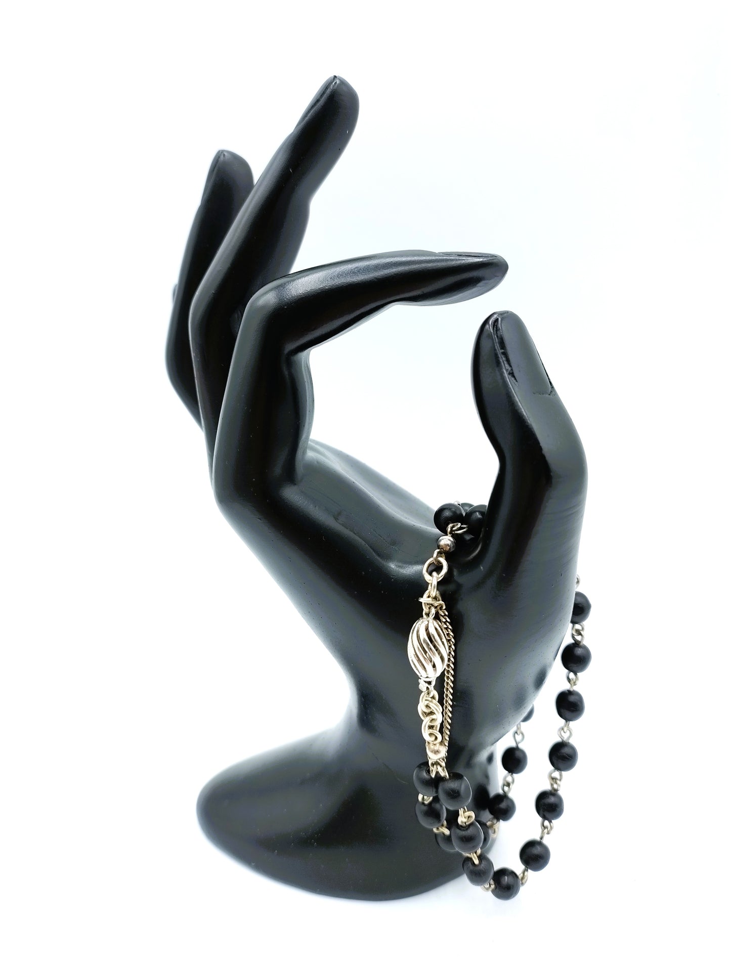 Gitten-Armband mit Silberverschluss, 18,5 cm.
