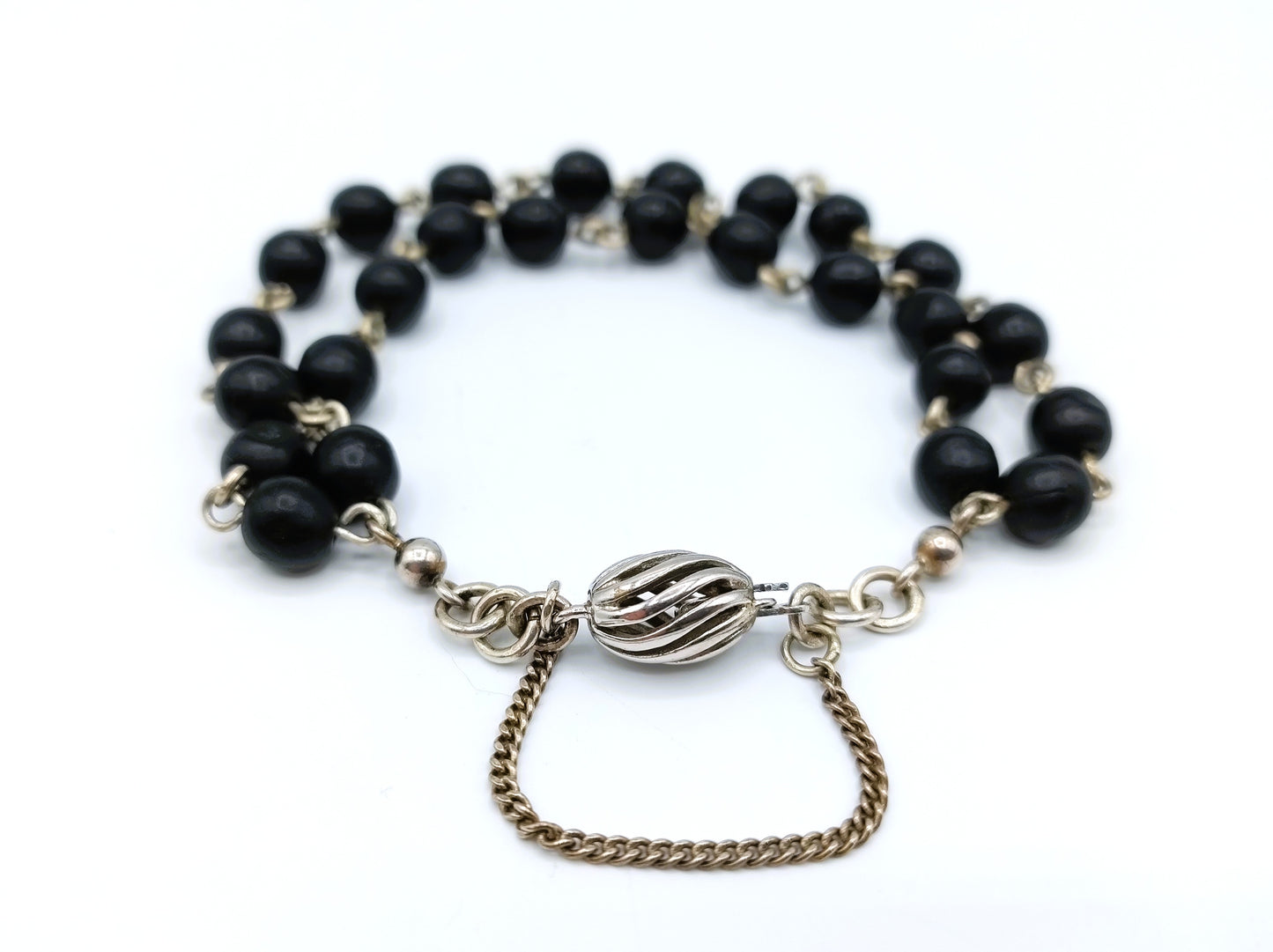 Gitten-Armband mit Silberverschluss, 18,5 cm.