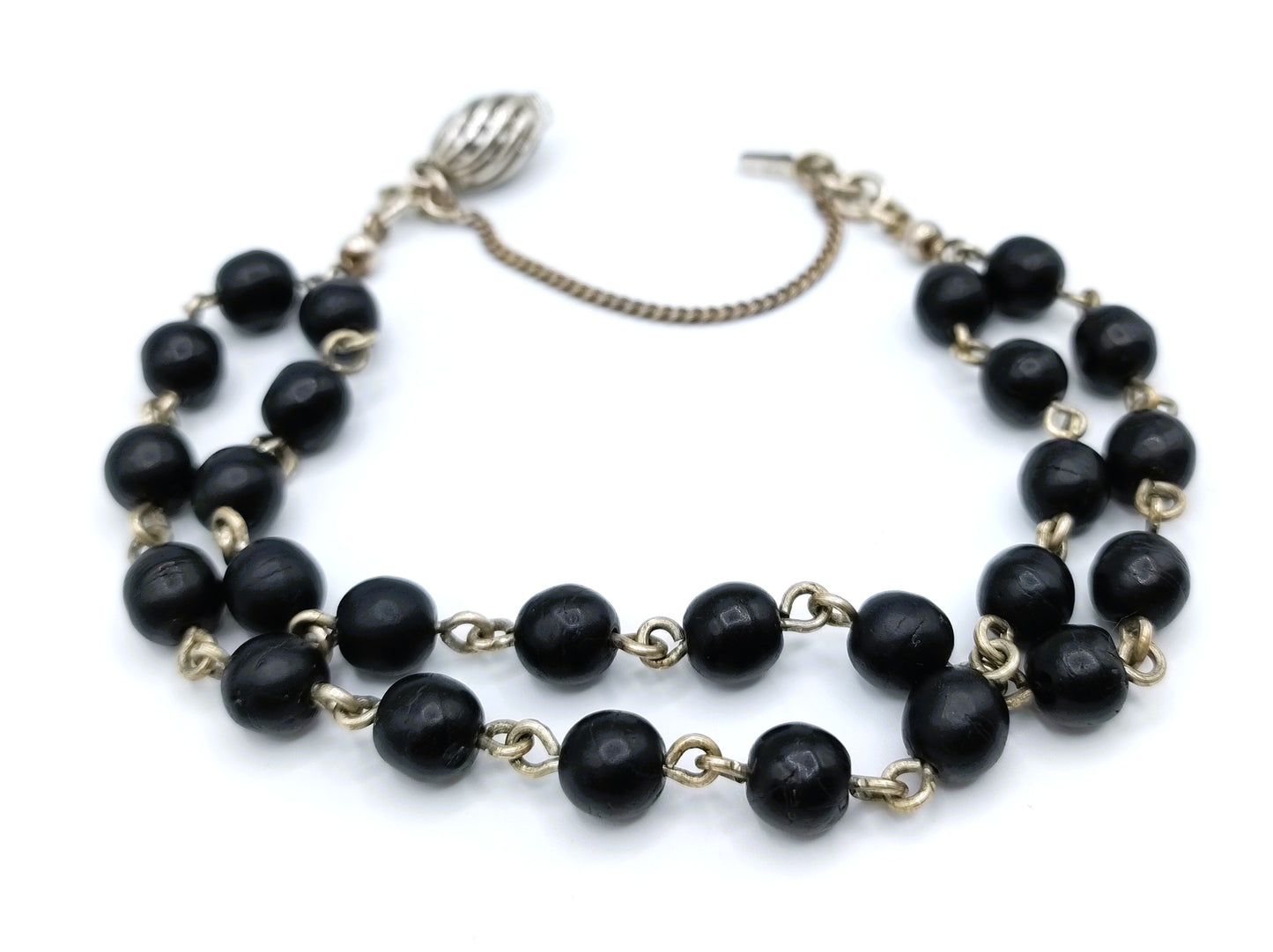 Gitten-Armband mit Silberverschluss, 18,5 cm.