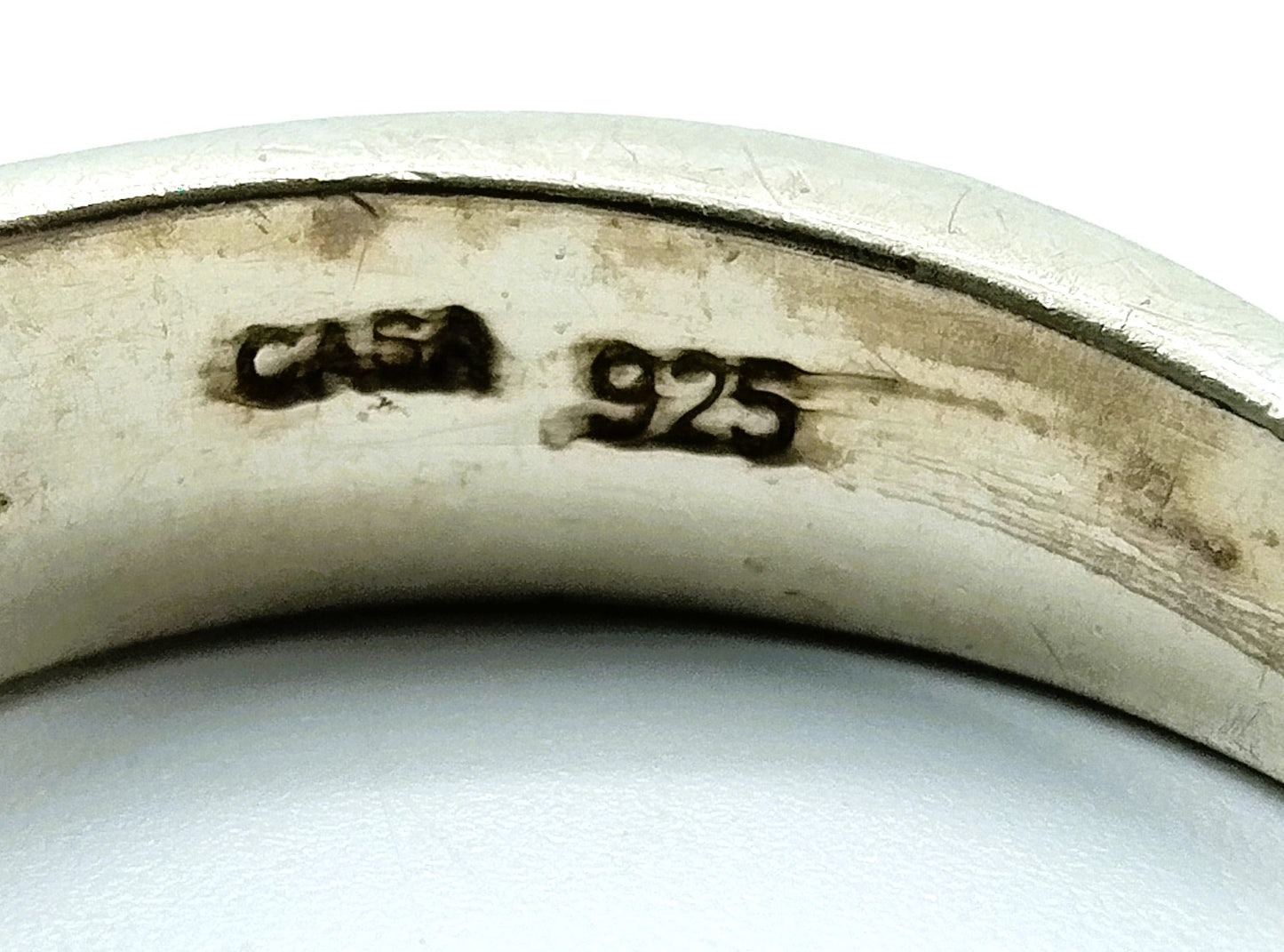 Silver design ring, Casa, 17.5 mm