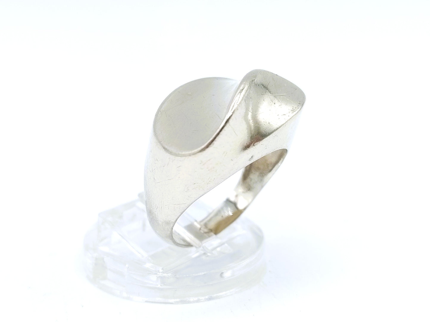Silver design ring, Spain, 19 mm