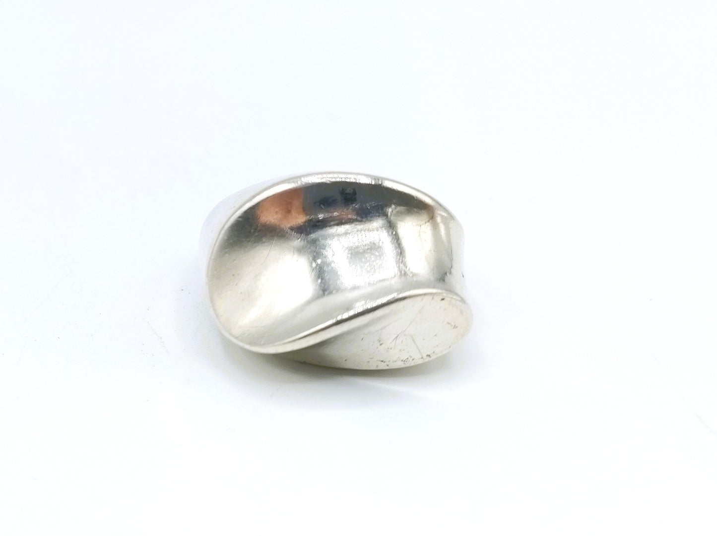 Silver design ring, Spain, 19 mm