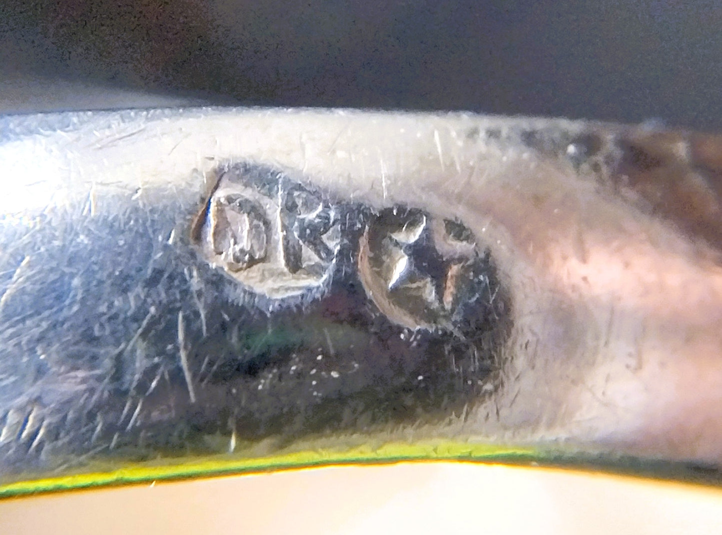 Silver design ring, Spain, 19 mm