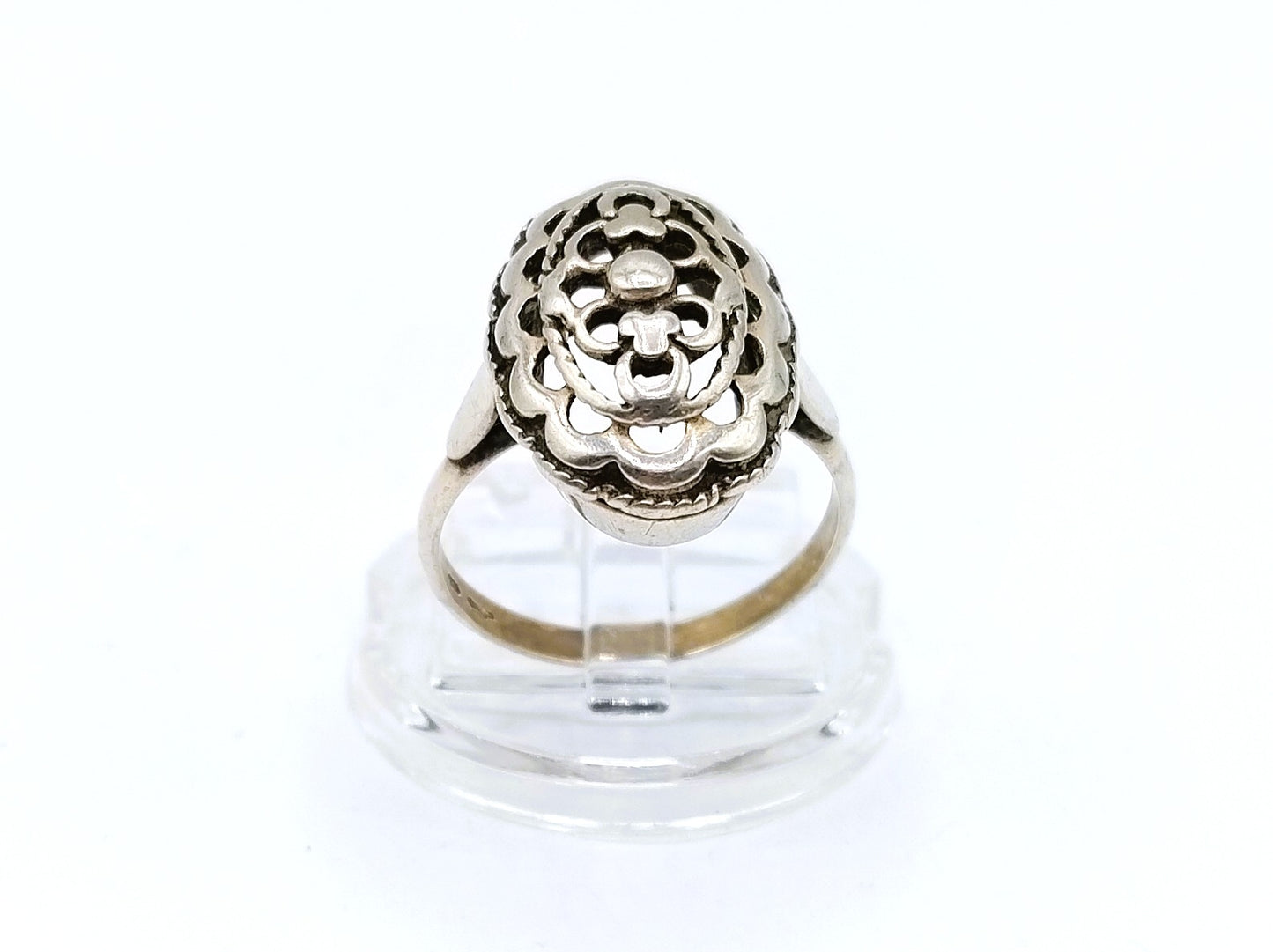Zilveren ring, Fa. Niekerk, Schoonhoven, 18 mm