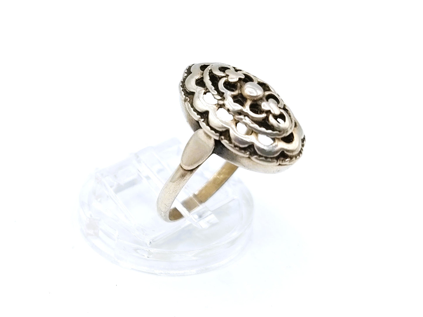 Zilveren ring, Fa. Niekerk, Schoonhoven, 18 mm
