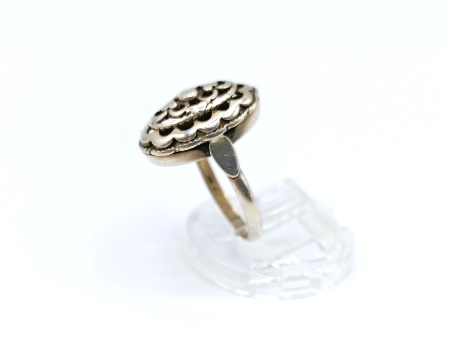 Zilveren ring, Fa. Niekerk, Schoonhoven, 18 mm