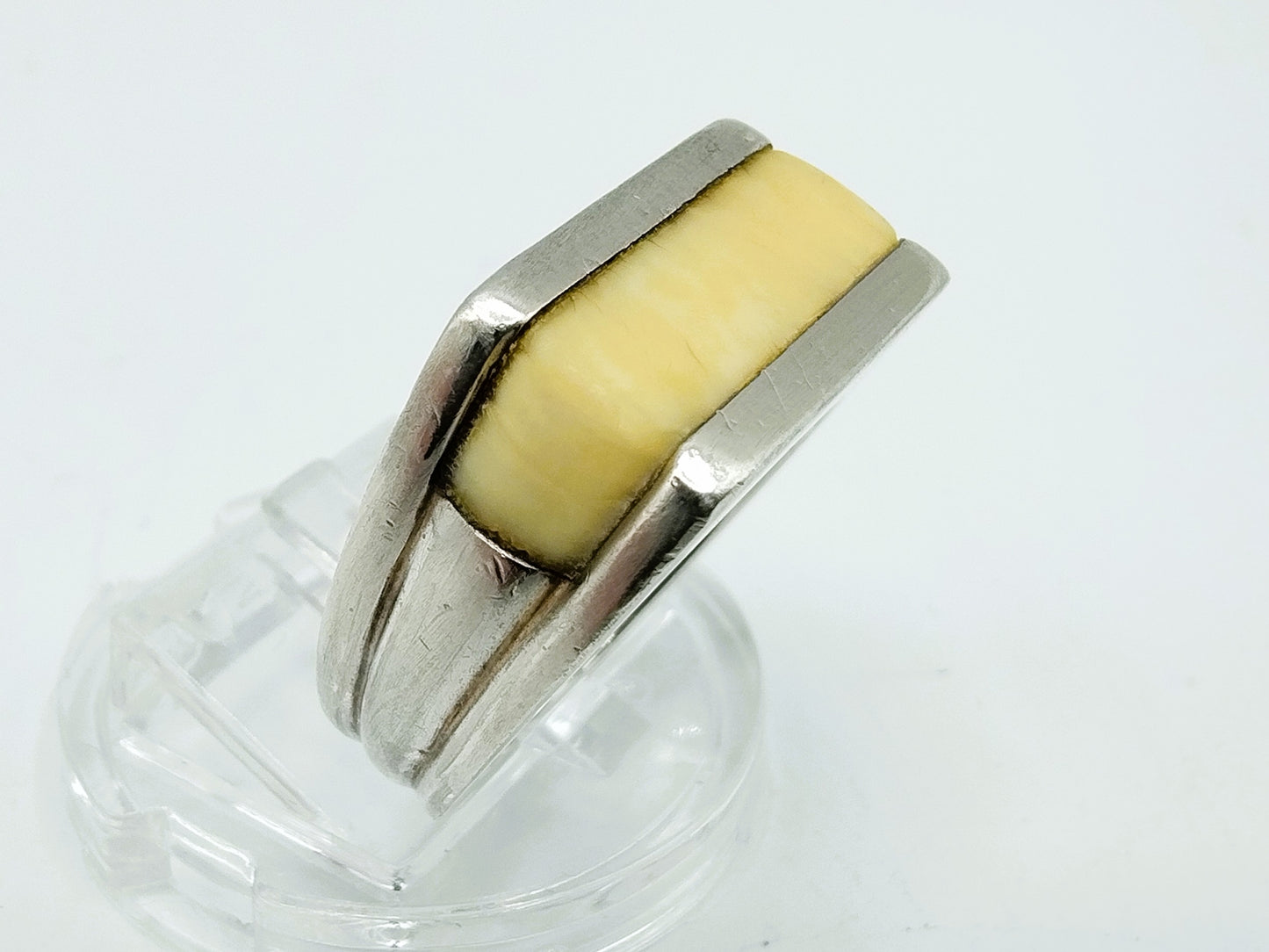 Silberner Unisex-Ring, Joachim S'Paliu, Spanien, 17 mm