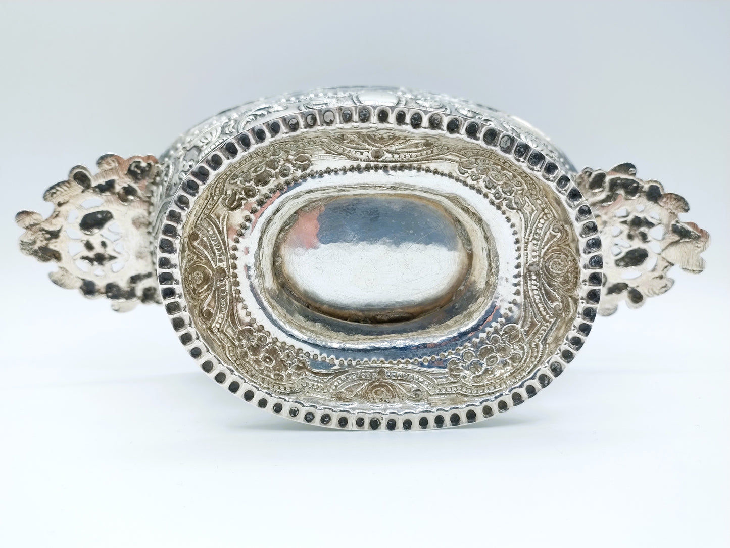 Zilveren brandewijnkom, Jelle Thomas, Makkum, 1754