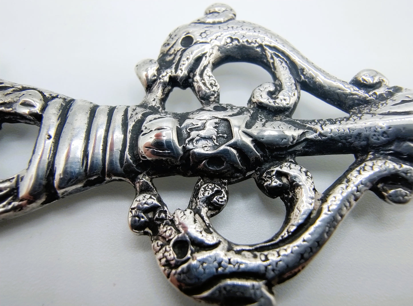 Silver memorial spoon, H. Ament, Joure, 1871