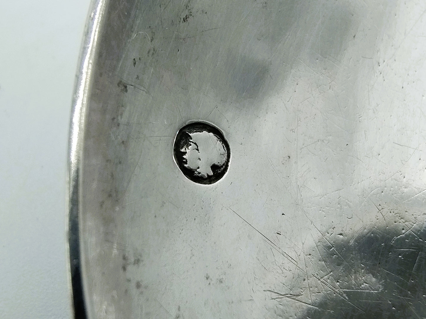 Silver memorial spoon, H. Ament, Joure, 1871