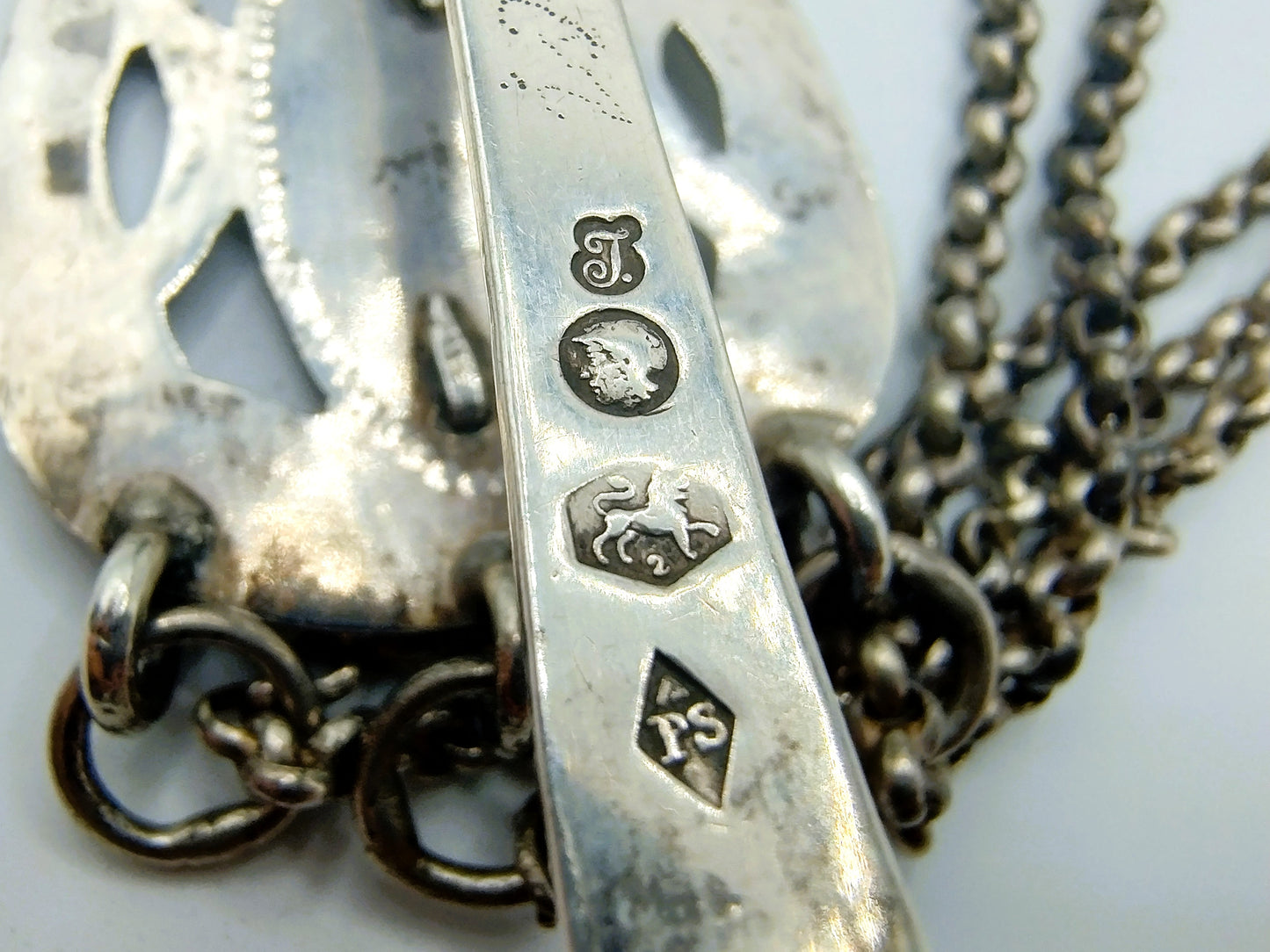 Zilveren Friese Chatelaine, o.a. P. Schmidt, Leeuwarden, 1818