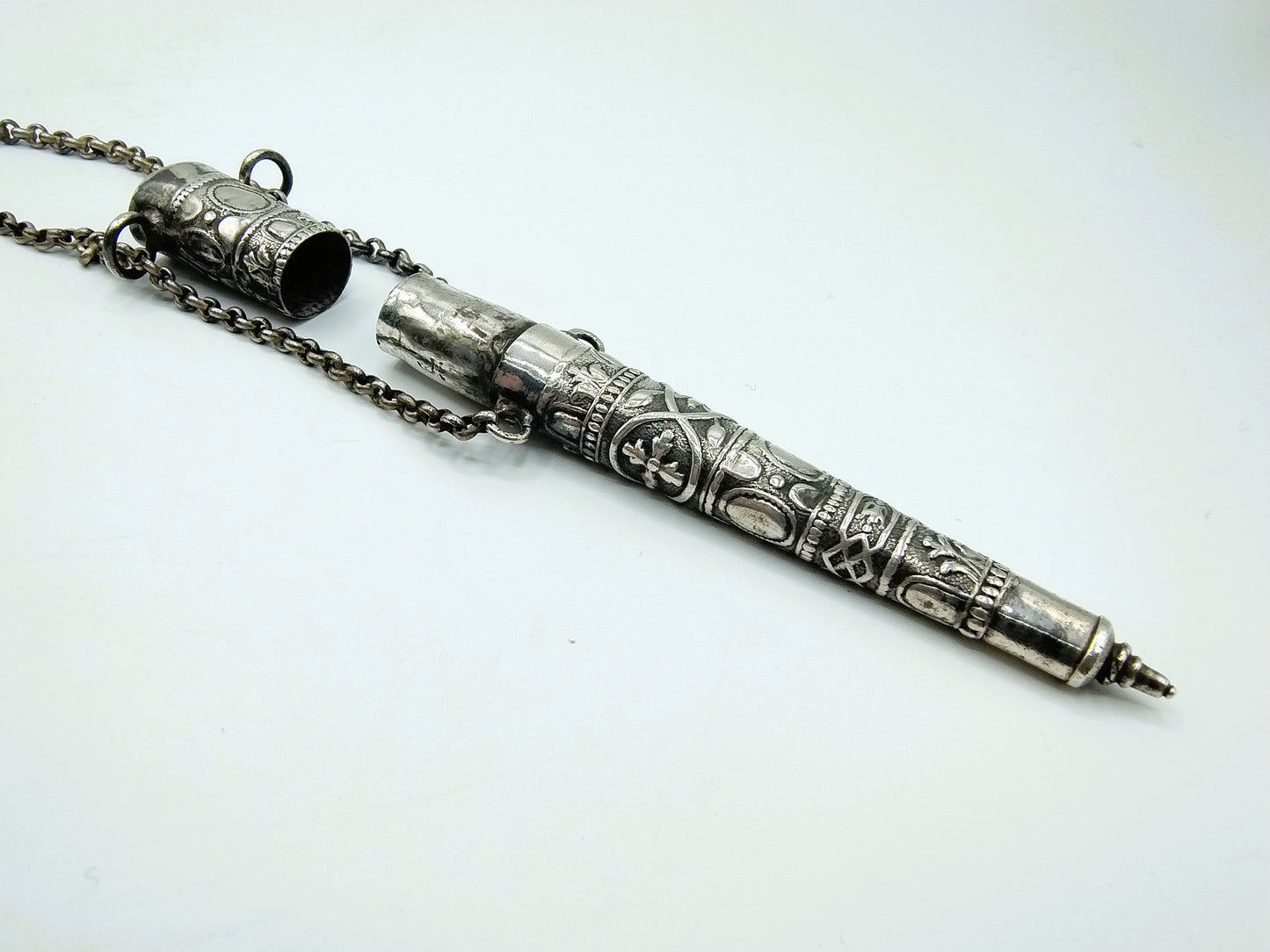 Zilveren Friese Chatelaine, o.a. P. Schmidt, Leeuwarden, 1818