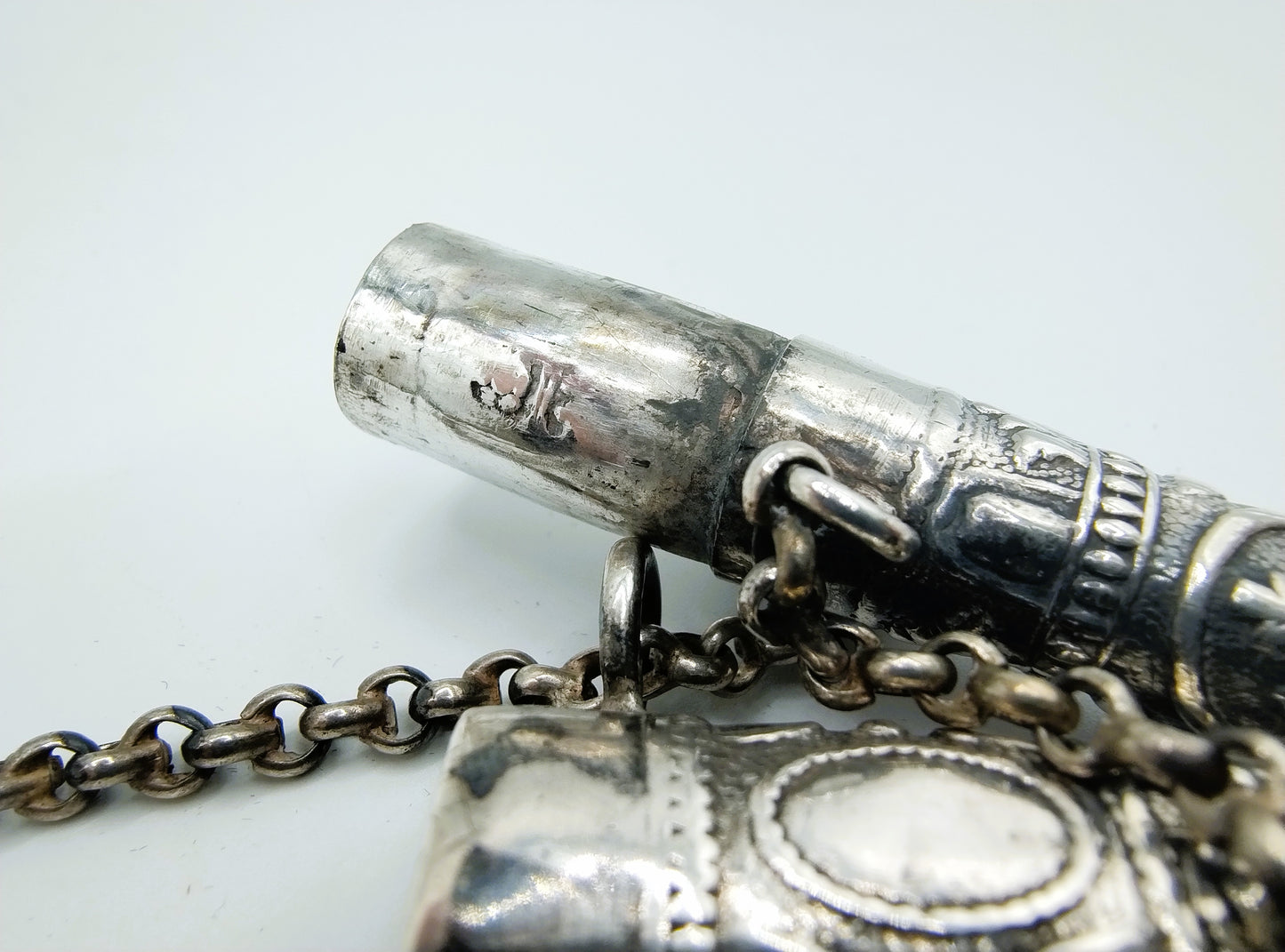 Zilveren Friese Chatelaine, o.a. P. Schmidt, Leeuwarden, 1818