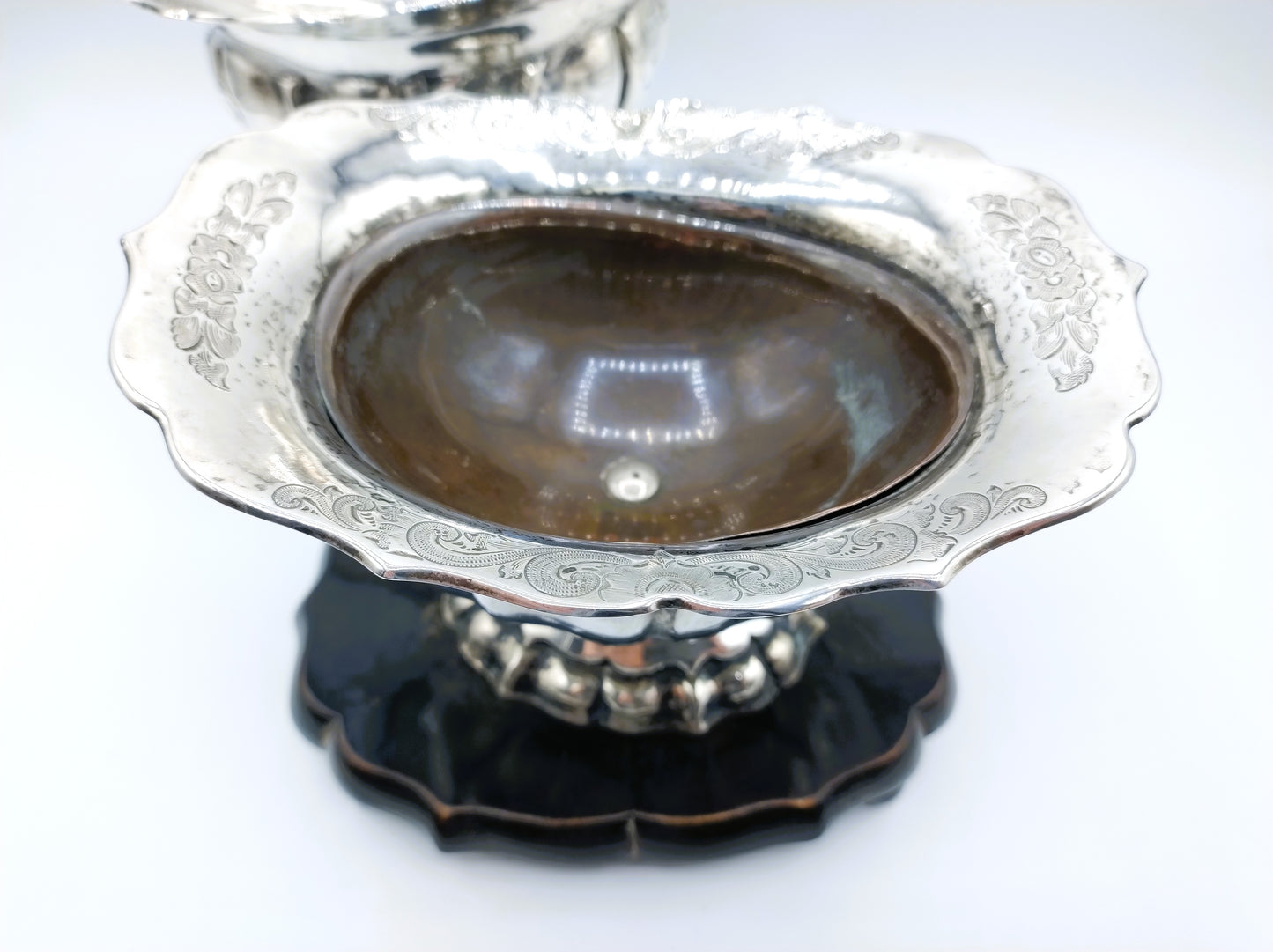 Silver tobacco pot and pipe stove, CJ Brunings, Joure, 1867