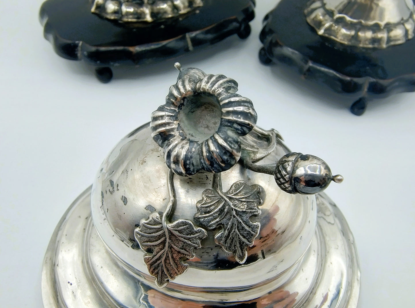 Silver tobacco pot and pipe stove, CJ Brunings, Joure, 1867