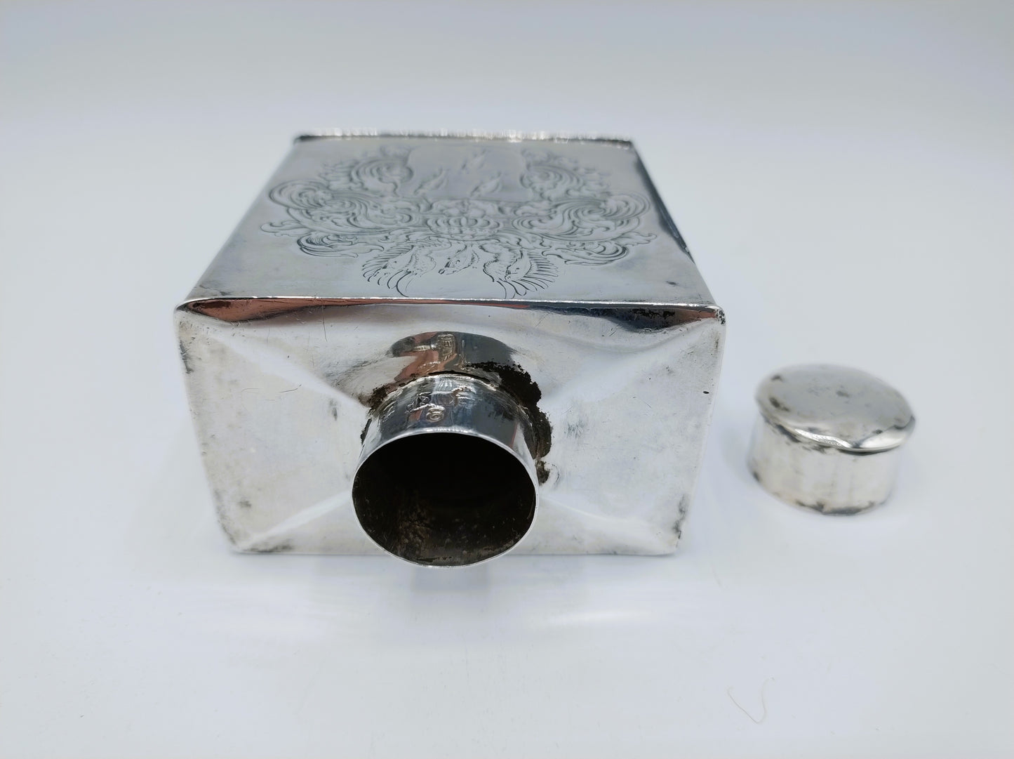 Zilveren theebus, A. de Rooy, Amsterdam, 1747