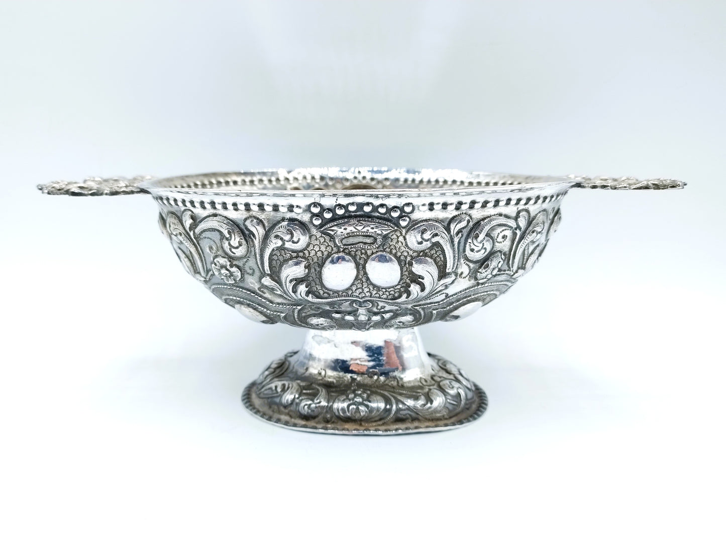 Zilveren brandewijnkom, Obbe Ydema, Sneek, 1766