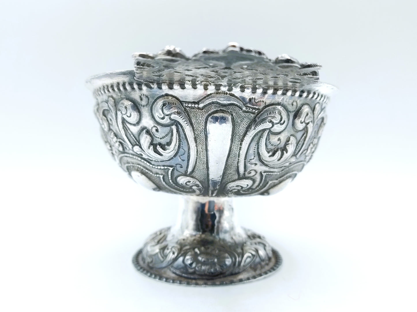 Zilveren brandewijnkom, Obbe Ydema, Sneek, 1766