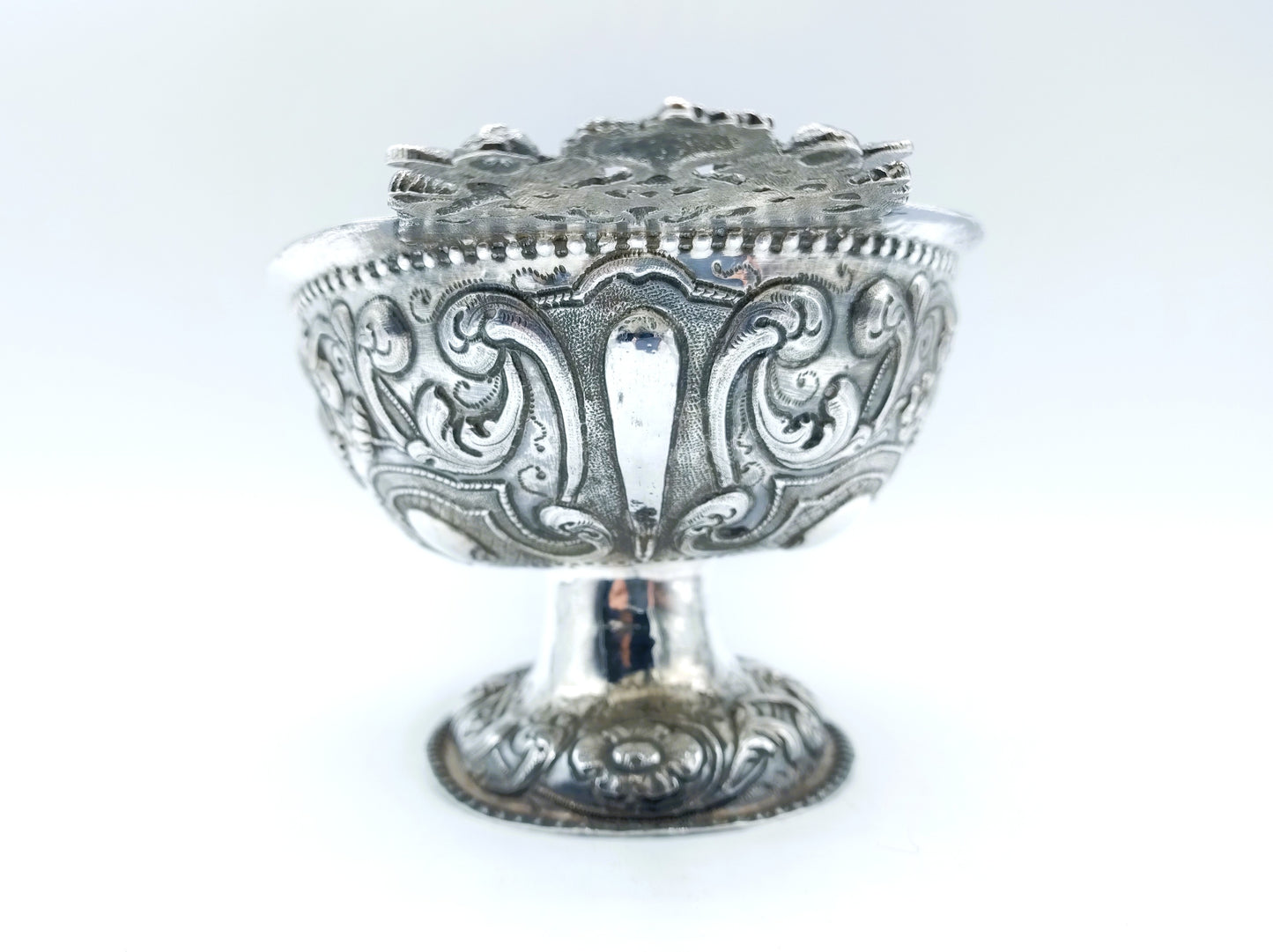 Zilveren brandewijnkom, Obbe Ydema, Sneek, 1766