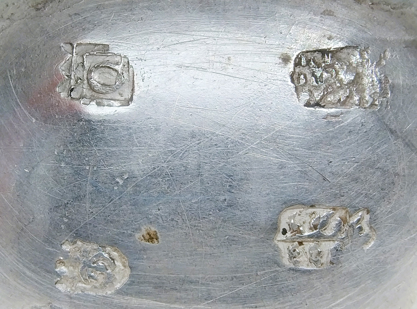 Zilveren brandewijnkom, Obbe Ydema, Sneek, 1766