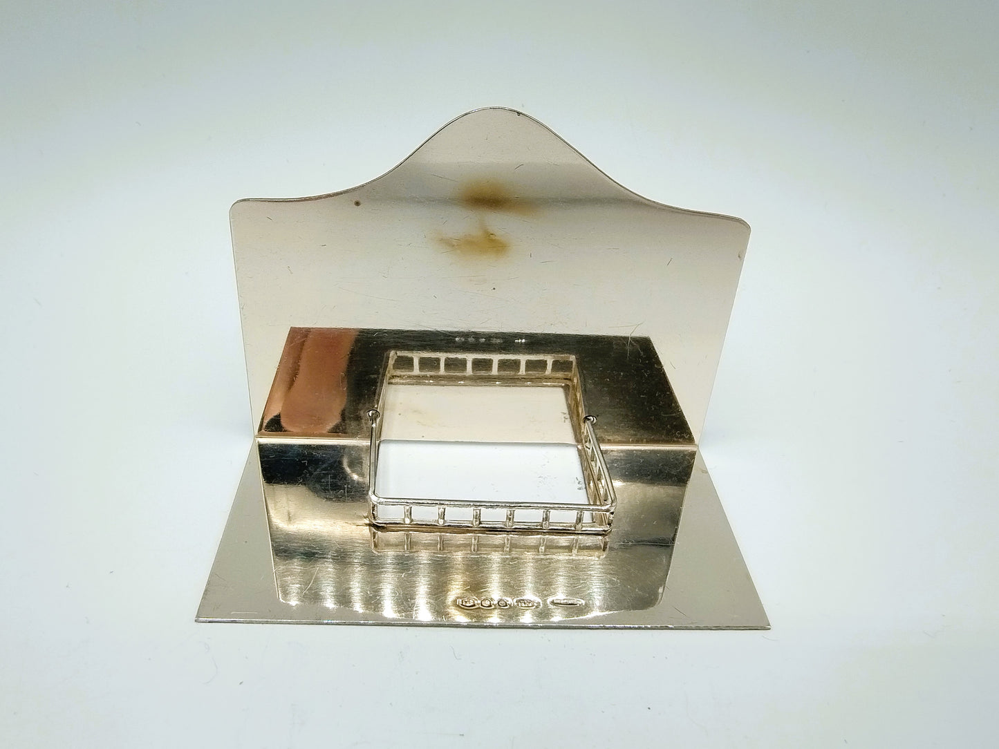 Oak room with 21 silver miniatures, Schoonhoven ca. 1975
