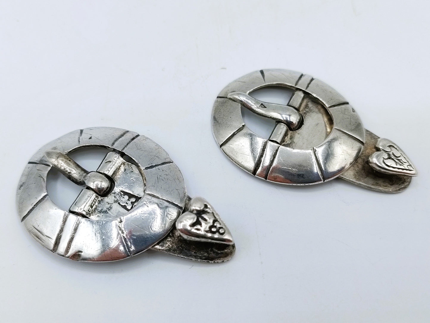 Silver shoe buckles, Middelburg, 1780