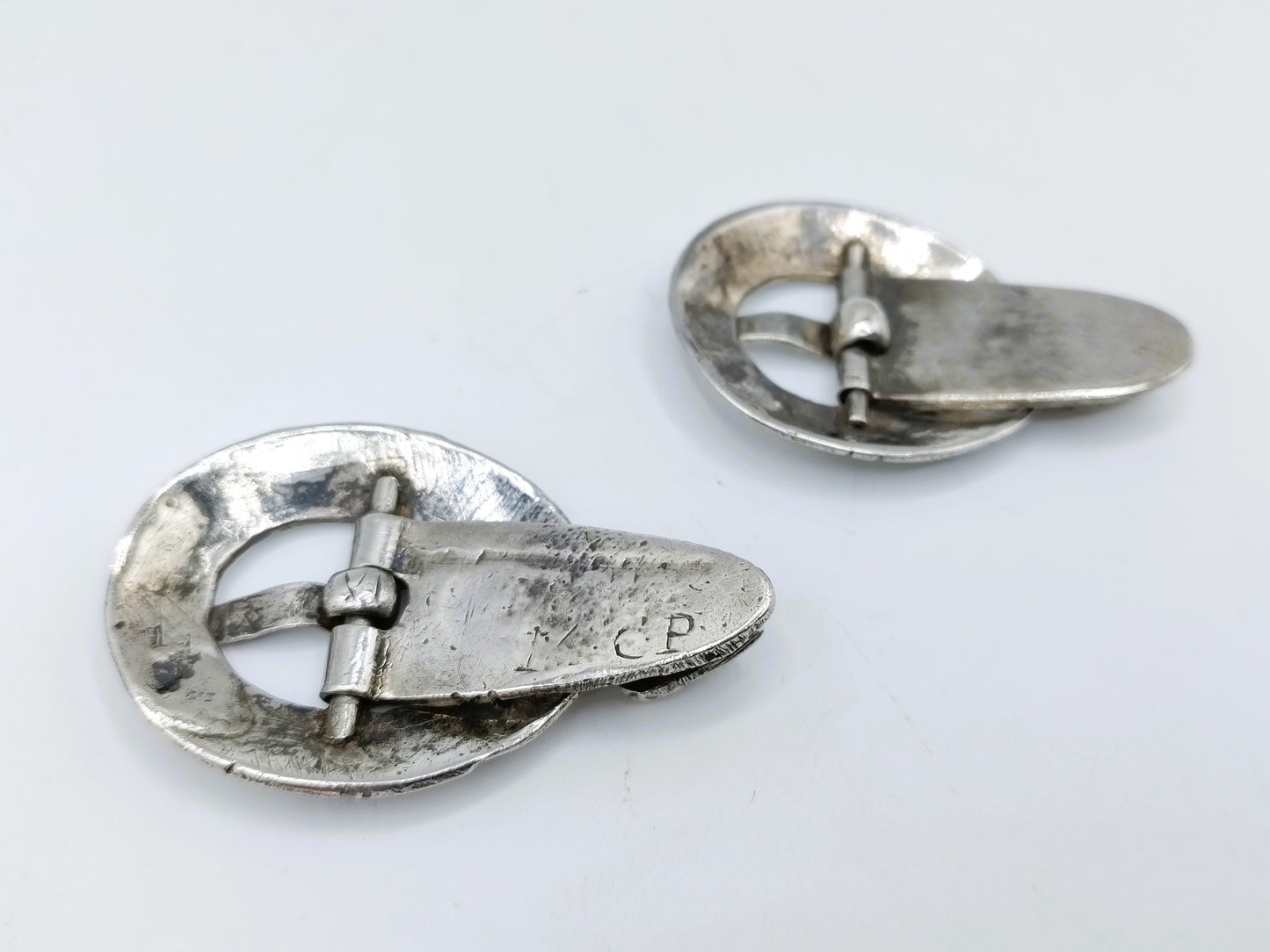 Silver shoe buckles, Middelburg, 1780