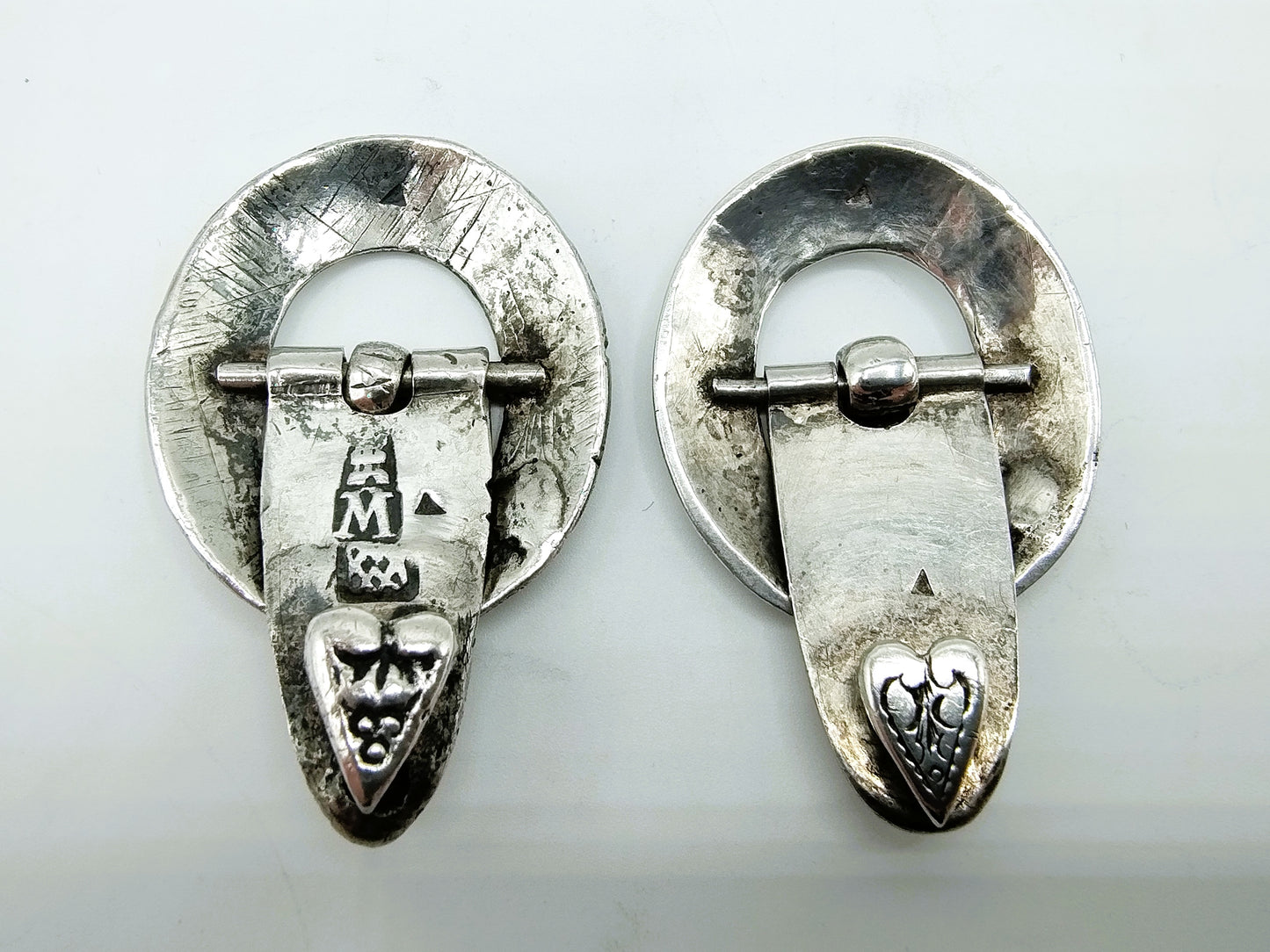 Silver shoe buckles, Middelburg, 1780