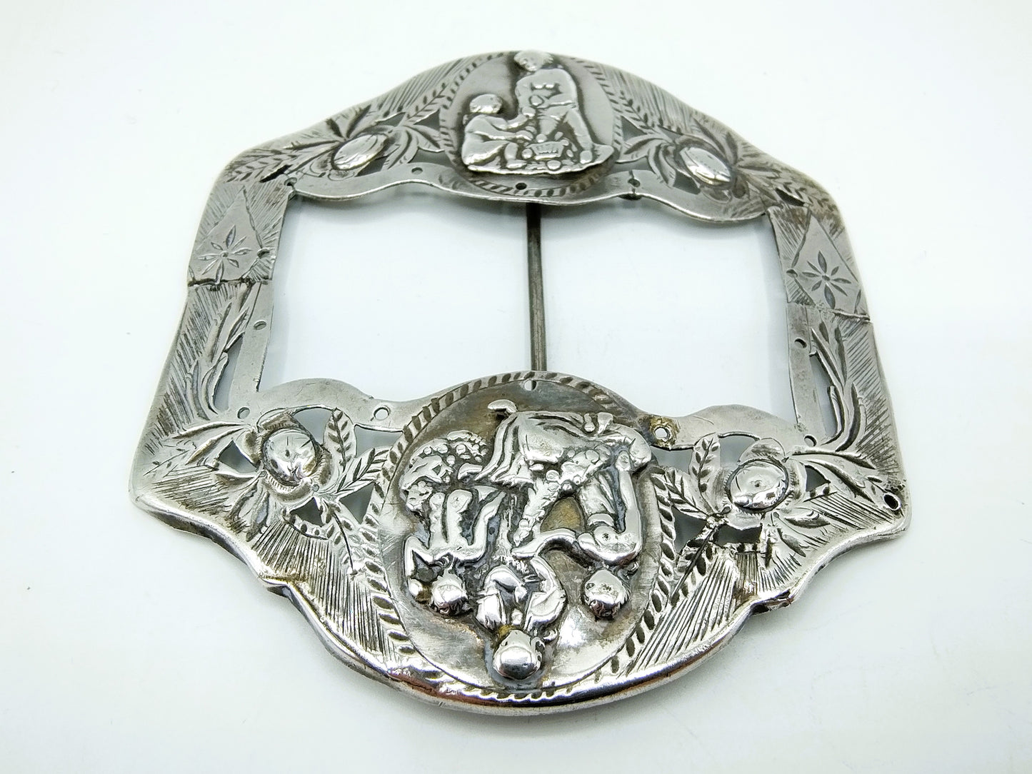 Zilveren gesp, R.S. Zijlstra, Drachten, 19e eeuws