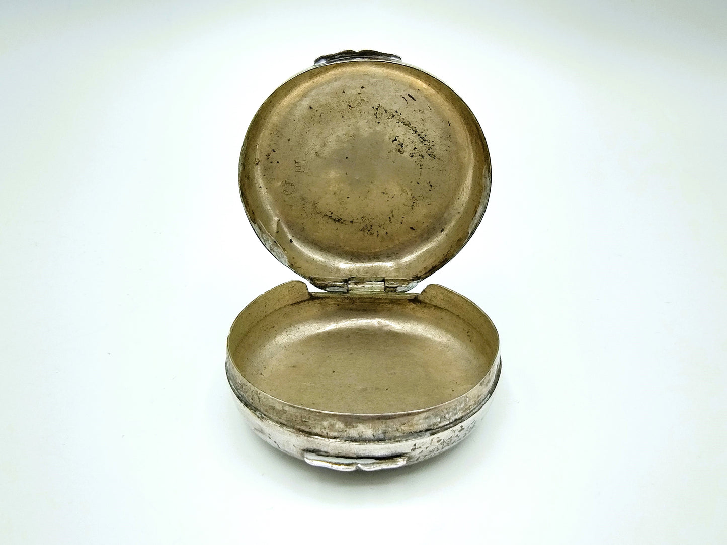 Silberne Pfefferminzdose, J. van Geelen, Schoonhoven, 1869