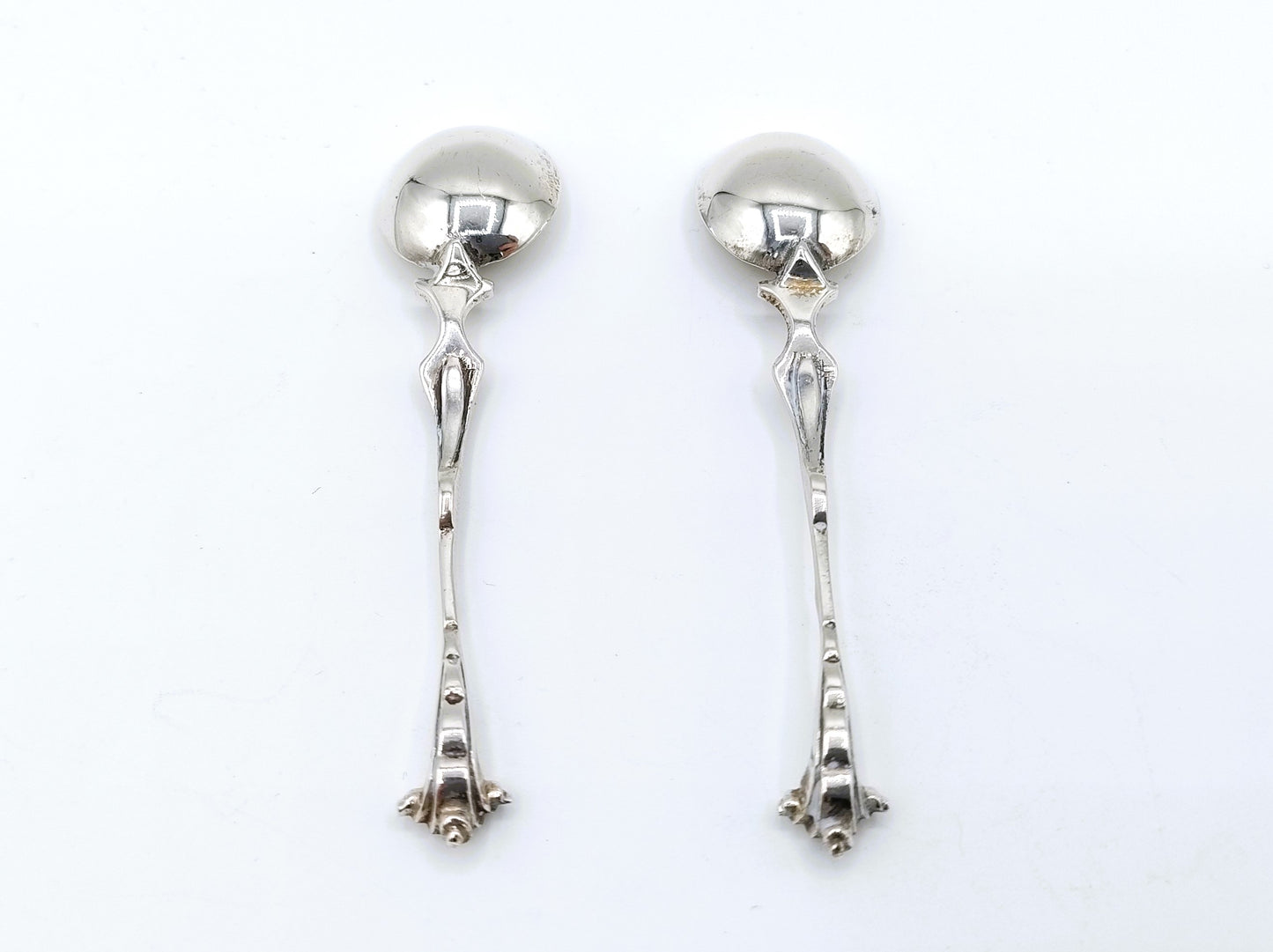 Silver salt spoons, Fa. Bijkamp & Co, Steenwijk.