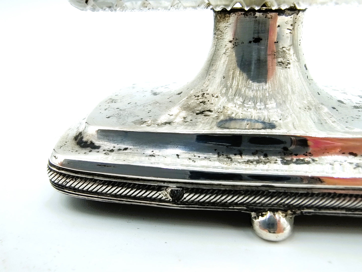 Silver salt cellars, J. van Wijk, Amsterdam, 1831