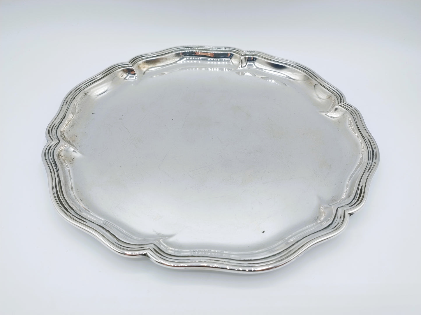 Zilveren presenteerschaal, Pochon Frères & Co, Bern, Zwitserland