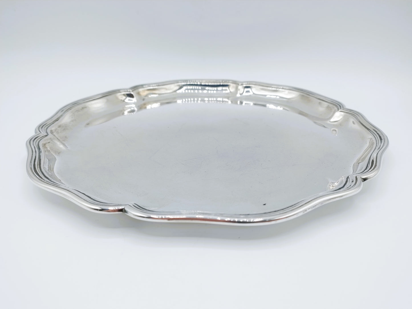 Zilveren presenteerschaal, Pochon Frères & Co, Bern, Zwitserland