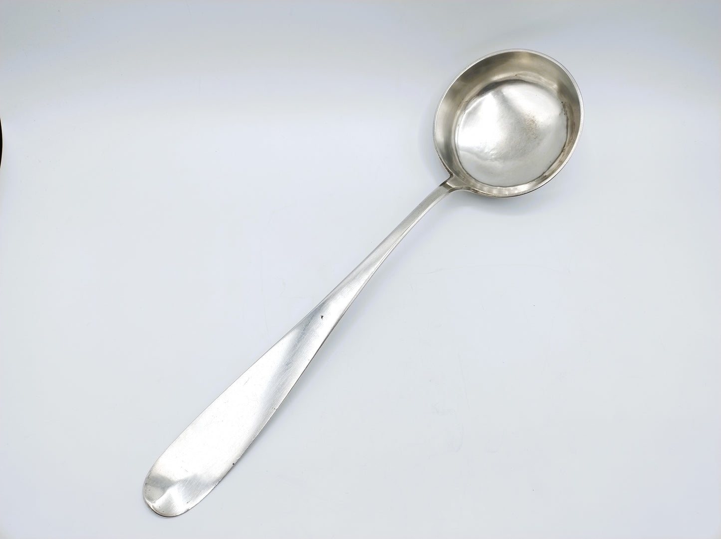 Silver soup spoon, JP Knickmeier, Basel, 1850