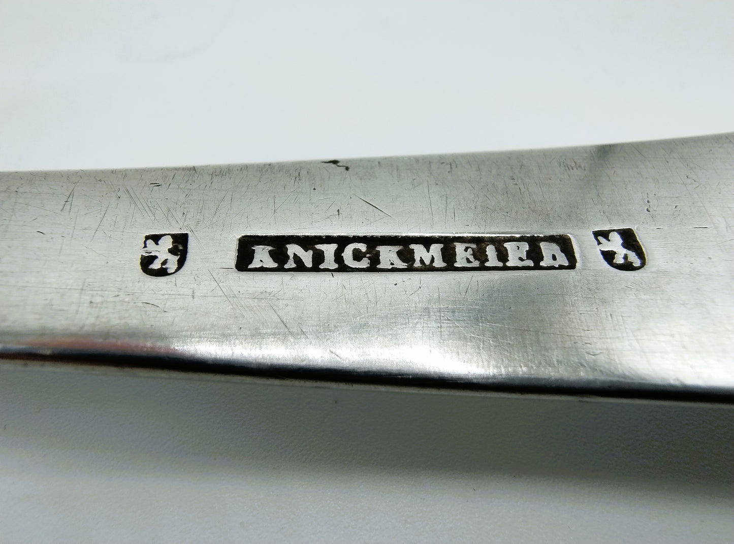 Silver soup spoon, JP Knickmeier, Basel, 1850