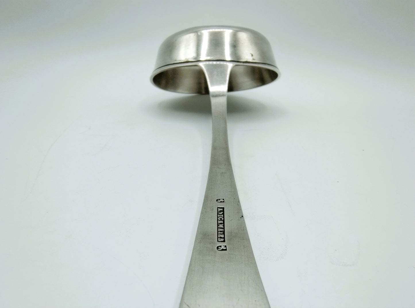 Silver soup spoon, JP Knickmeier, Basel, 1850