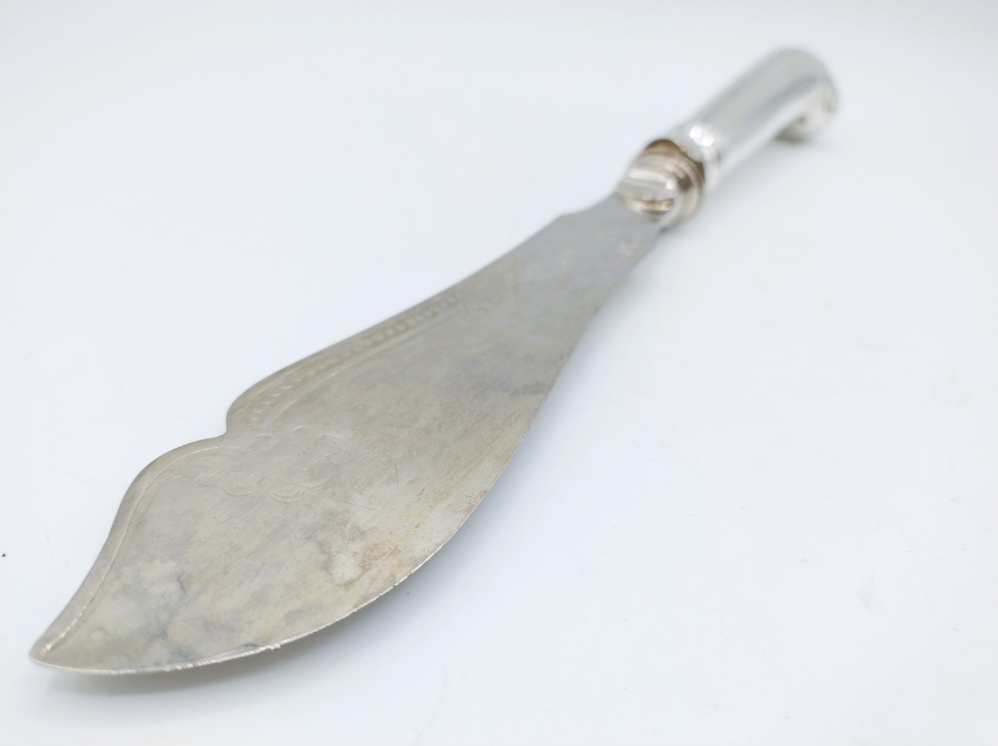 Taartmes met zilveren pistoolheft, L.J. Limburg, Amsterdam