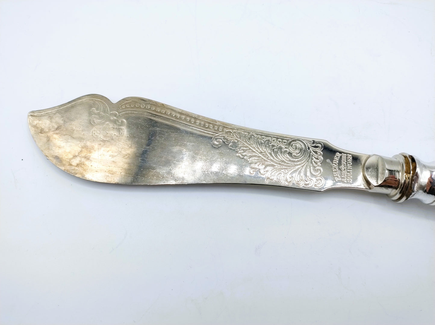 Taartmes met zilveren pistoolheft, L.J. Limburg, Amsterdam
