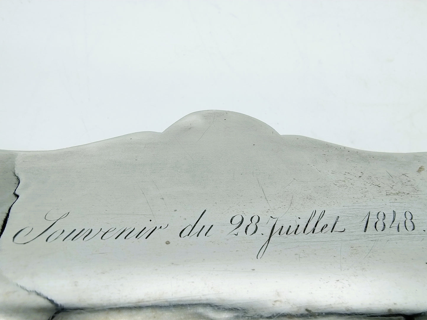 Zilveren presenteerschaal, Duitsland, 1848