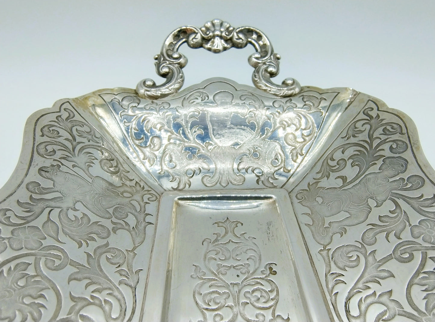 Zilveren presenteerschaal, Duitsland, 1848