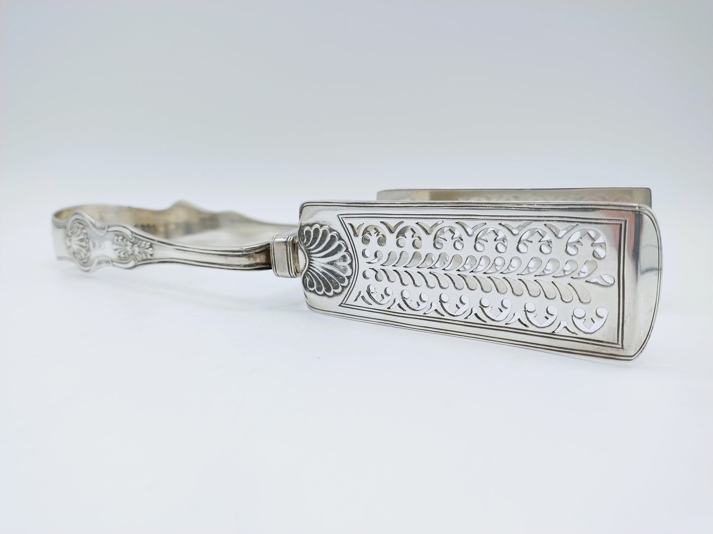 Silver Asparagus Tongs, Samuel Hayne & Dudley Cater, London, 1836