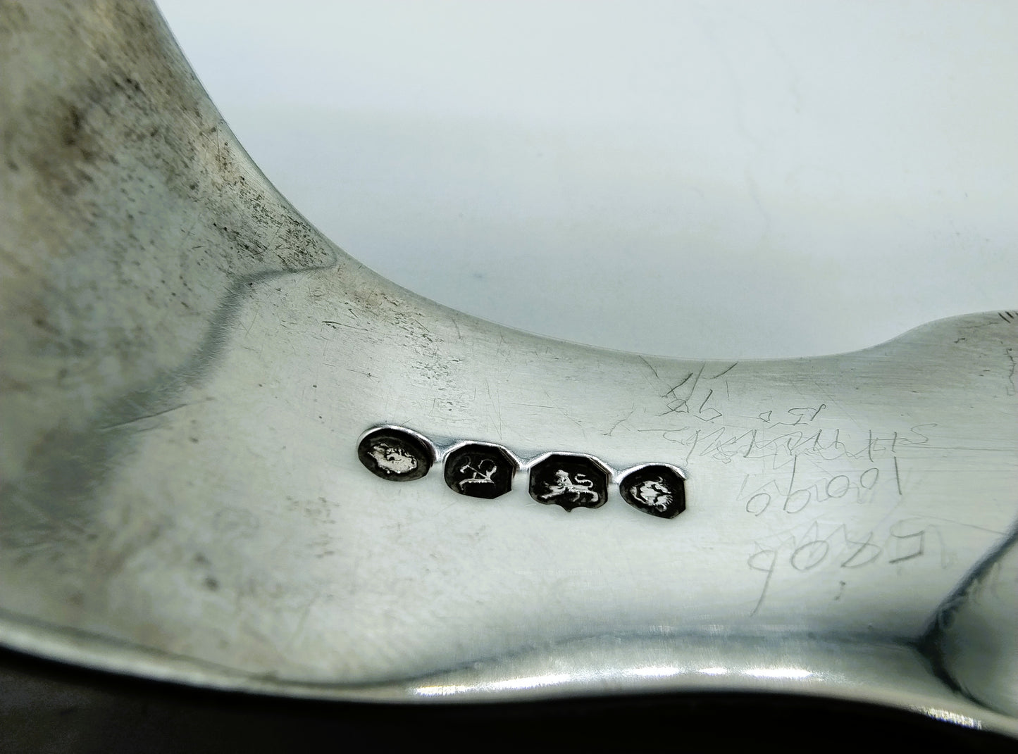 Silver Asparagus Tongs, Samuel Hayne & Dudley Cater, London, 1836