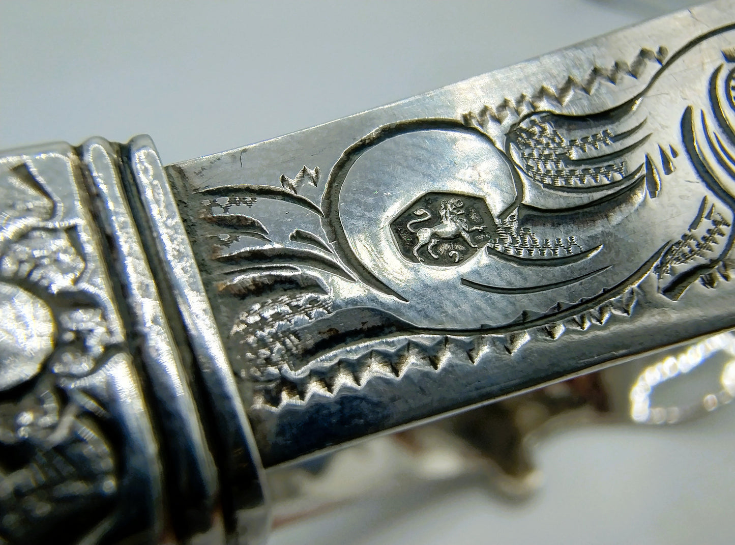 Silver asparagus tongs, Company J.M. van Kempen, Voorschoten, 1859
