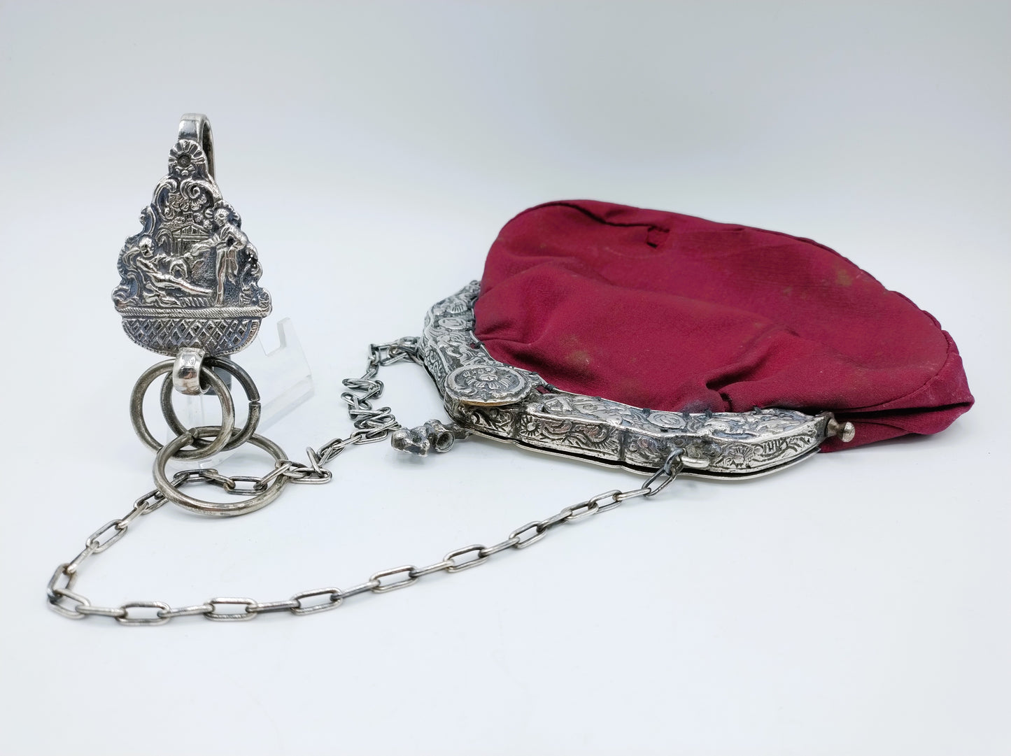 Silver purse clasp, C. Murk, Schoonhoven (?), 19th century