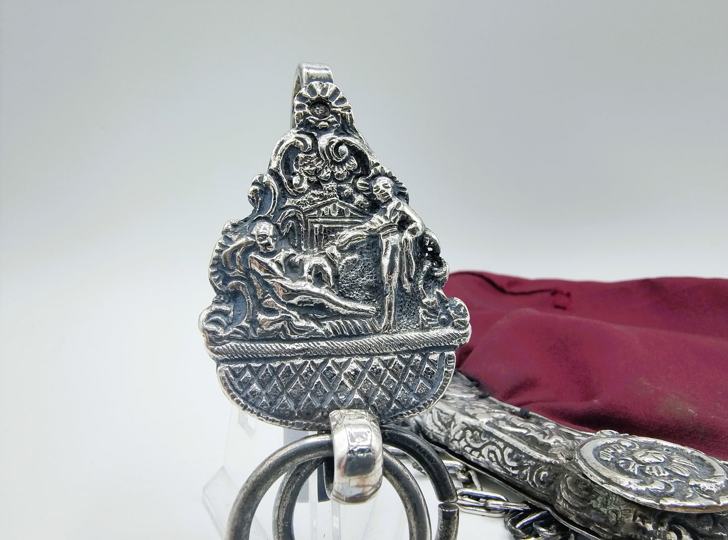 Silver purse clasp, C. Murk, Schoonhoven (?), 19th century