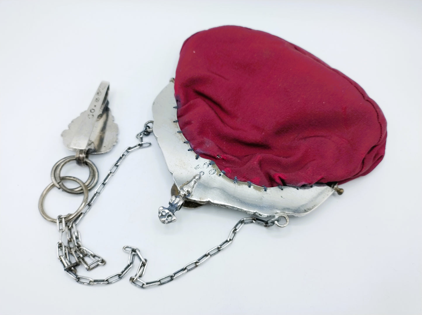 Silver purse clasp, C. Murk, Schoonhoven (?), 19th century