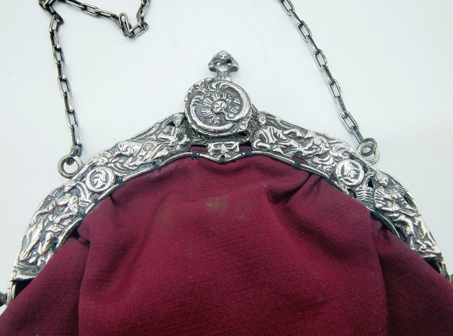 Silver purse clasp, C. Murk, Schoonhoven (?), 19th century